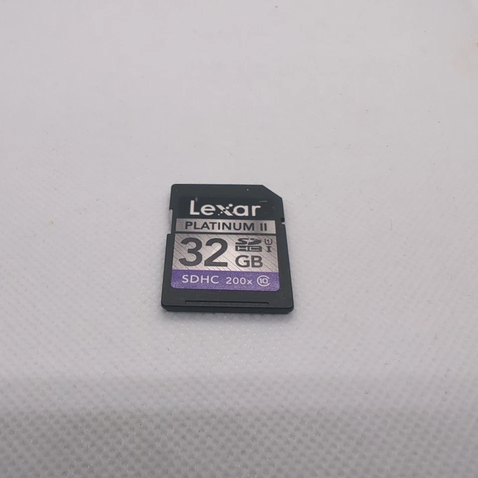 Lexar 32GB SDHC Platinum II 200x U1 C10 Flash Card | Tested Working -Korean Made - Image 2 of 4