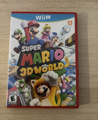 Nintendo Super Mario 3D World (Wii U) Platformer, E, NTSC-U/C, Multiplayer, Case