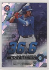 2019 Bowman Chrome Stat Tracker Atomic Refractor 139/150 Miguel Amaya #ST-MA 7i2