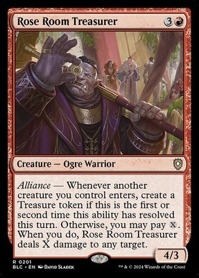 Rose Room Treasurer - 201 - BLC - NM - MTG Magic the Gathering