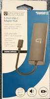 Utilitech 5-Port USB-C Adapter Hub HDMI, Ethernet, USB-C and USB-A 2 Ports NEW!