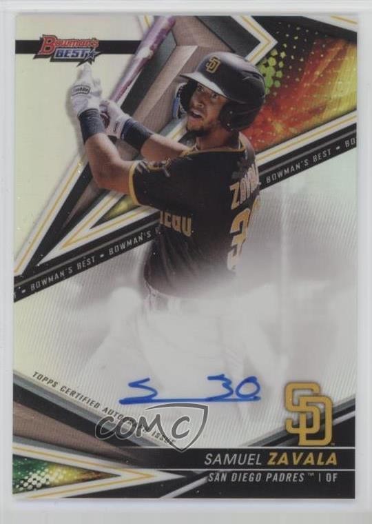 2022 Bowman's Best Best of 2022 Auto Refractor Samuel Zavala #B22-SZ Auto 1d45