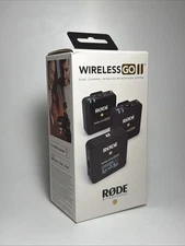 RODE WIRELESS GO II Dual Channel Wireless Microphone System WIGO2.5 - New Sealed