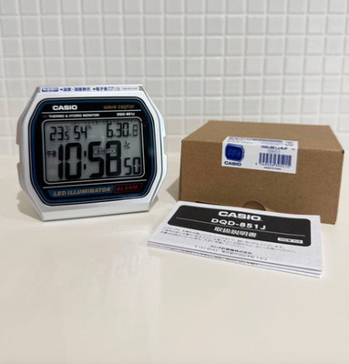 NEW CASIO WAVE CEPTOR A158WA electric wave alarm clock DQD-851J