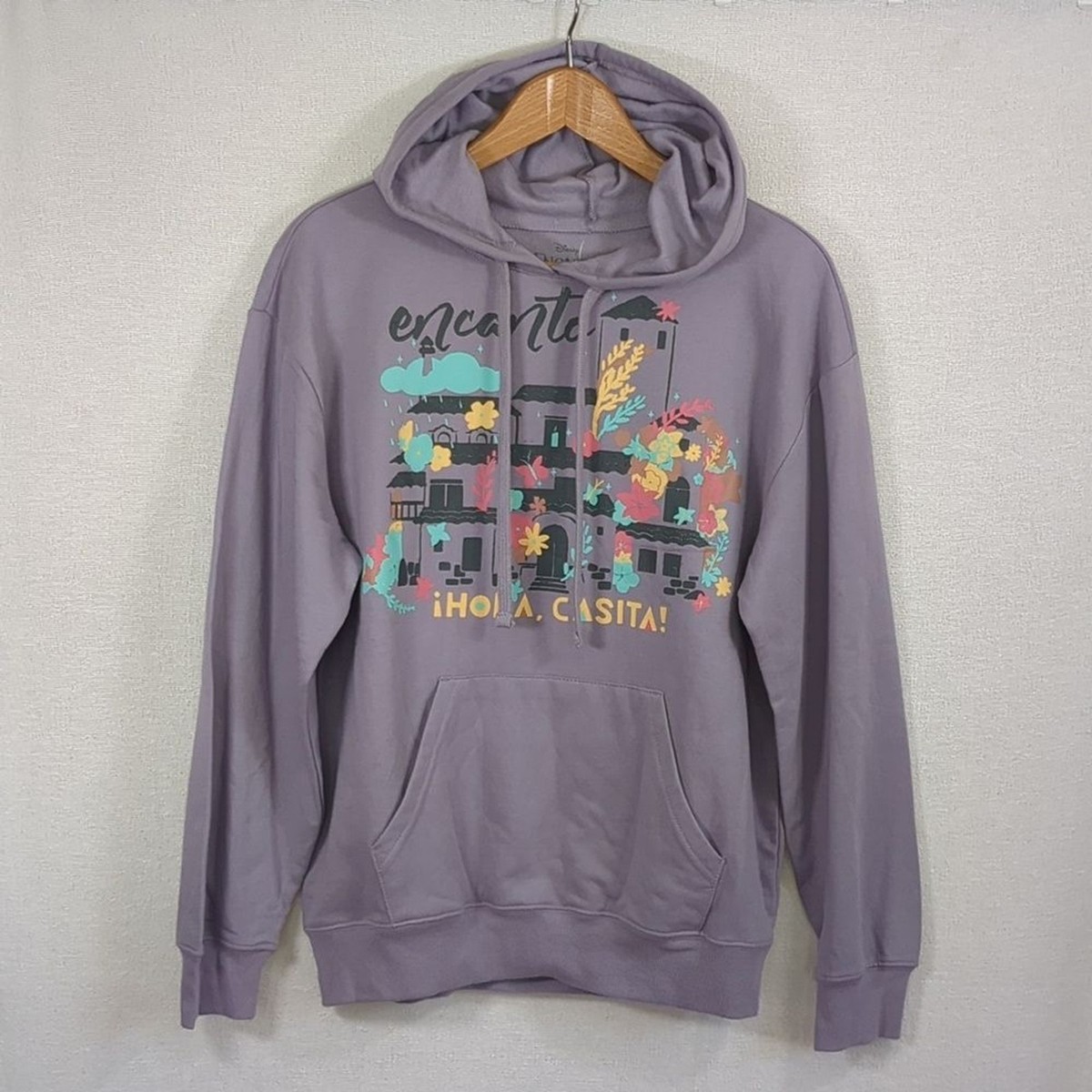 NWT Disney Encanto Hoodie Women's Light purple with Kangaroo Pocket Small