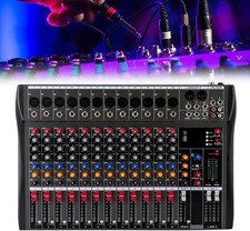 Mixer a 12 Canali, Mixer Live Micfuns Amplificatore, Mixer 12 Canali, Controller