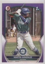 2023 Bowman Prospects Purple 148/250 Martin Gonzalez #BP-28 0w27