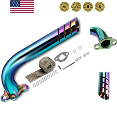 Colorful Upgrade Header Exhaust Pipe Kit for Non Hemi Predator 212cc 196cc 6....