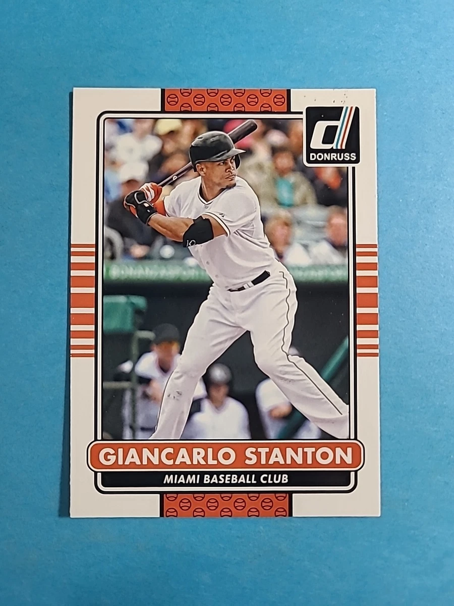 Panini Giancarlo Stanton Baseball 2015 Season Sports Trading Cards