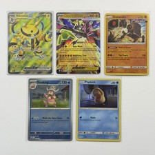 Pokemon Card Lot (5 Cards) - Vintage Modern Hyper Ultra IR SIR Reverse Holo Rare