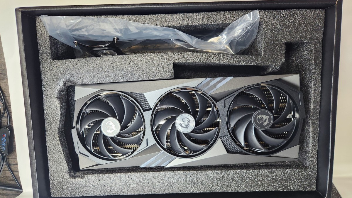 HEATSINK ONLY* MSI GeForce RTX 4090 GAMING X TRIO 24GB GDDR6X