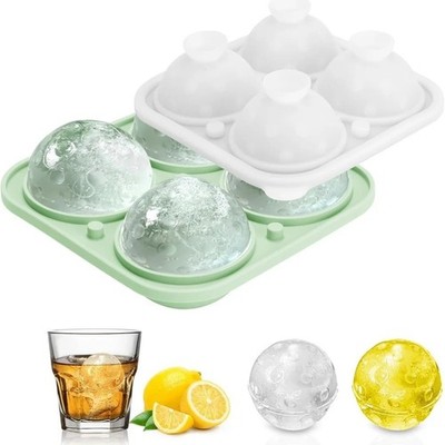 New Large Silicone Ice Cube Tray Easy Release Leak Proof Whiskey Mold Fast Ship