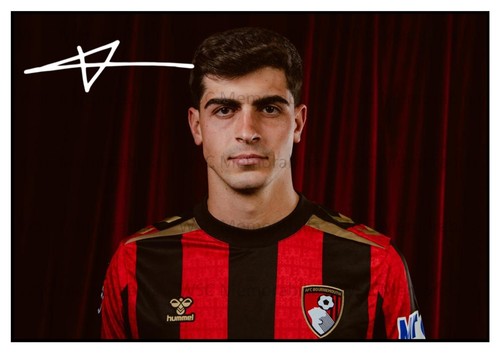 12893. Juanlu Sanchez Signed Pictures (A4 Prints) Bournemouth Sevilla