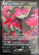galarian moltres pokemon card price V - 183/172 - Secret Rare you may attach up to 2 D Energy cards from your hand to this Pokemon Pokemon TCG Galarian Moltres SWSH284
