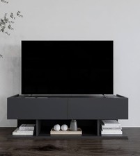 Floor-standing TV Stand Cabinet with self and 2 door-storage (119.3x34.8x40 cm)