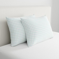 Standard/Queen - Firm, Dual-Sided Cool or Comfy Pillow Cover 2 Pack