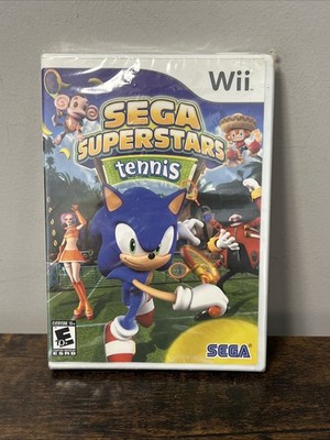 SEGA Superstars Tennis (Nintendo Wii, 2007) Brand New, Sealed ~ DAMAGED CASE
