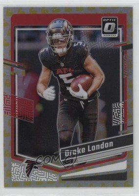 2023 Panini Donruss Optic Flex Prizm 12/149 Drake London #10 1f3t