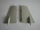 1983 Gi Joe SKYSTRIKER XP-14F Jet ENGINE COVERS Original Vintage