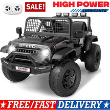 24V Kids Ride on Car with Remote Control Electric Car Gift LED Light Music Horn