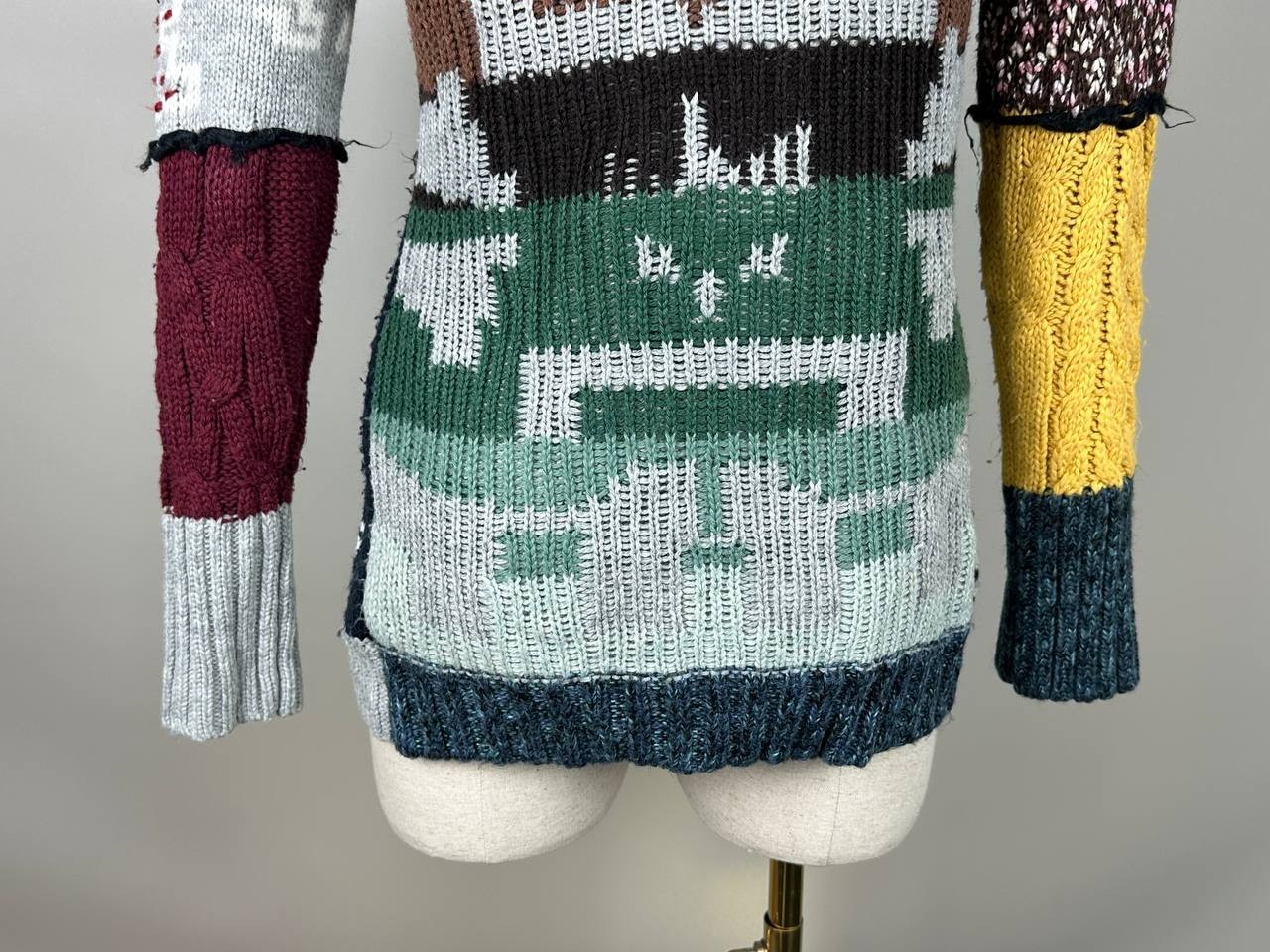 Desigual Why? Multicolor Patchwork Zipper Colorbl… - image 9