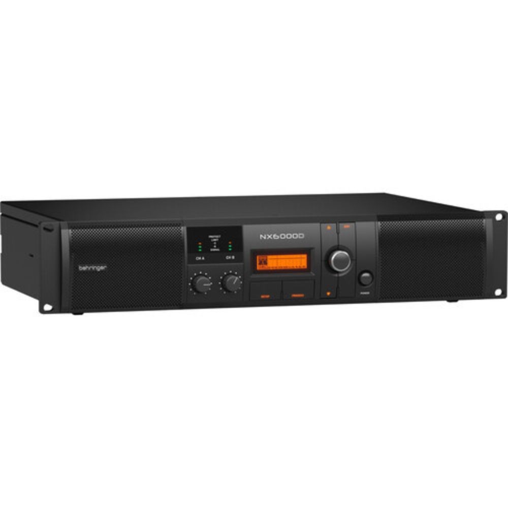Behringer NX6000D 6000W 2-Channel Amplifier with DSP and Impedance Compensation 83090₽