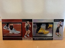 2025 Panini Caitlin Clark Chronicled Shoe Game RED Holo and Silver Foil