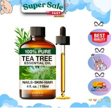 100 Pure Natural Tea Tree Oil for Skin, Hair, Toenails, Aromatherapy, Soap