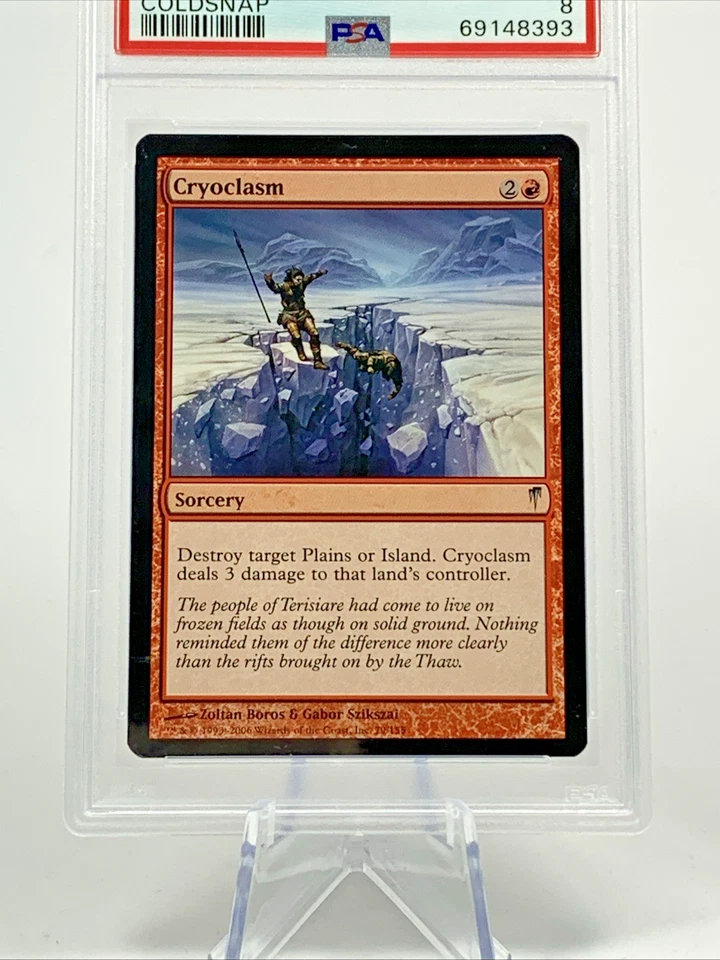 PSA 8  - CRYOCLASM - Coldsnap - MTG Magic the Gathering Card Slab - Image 3 of 4