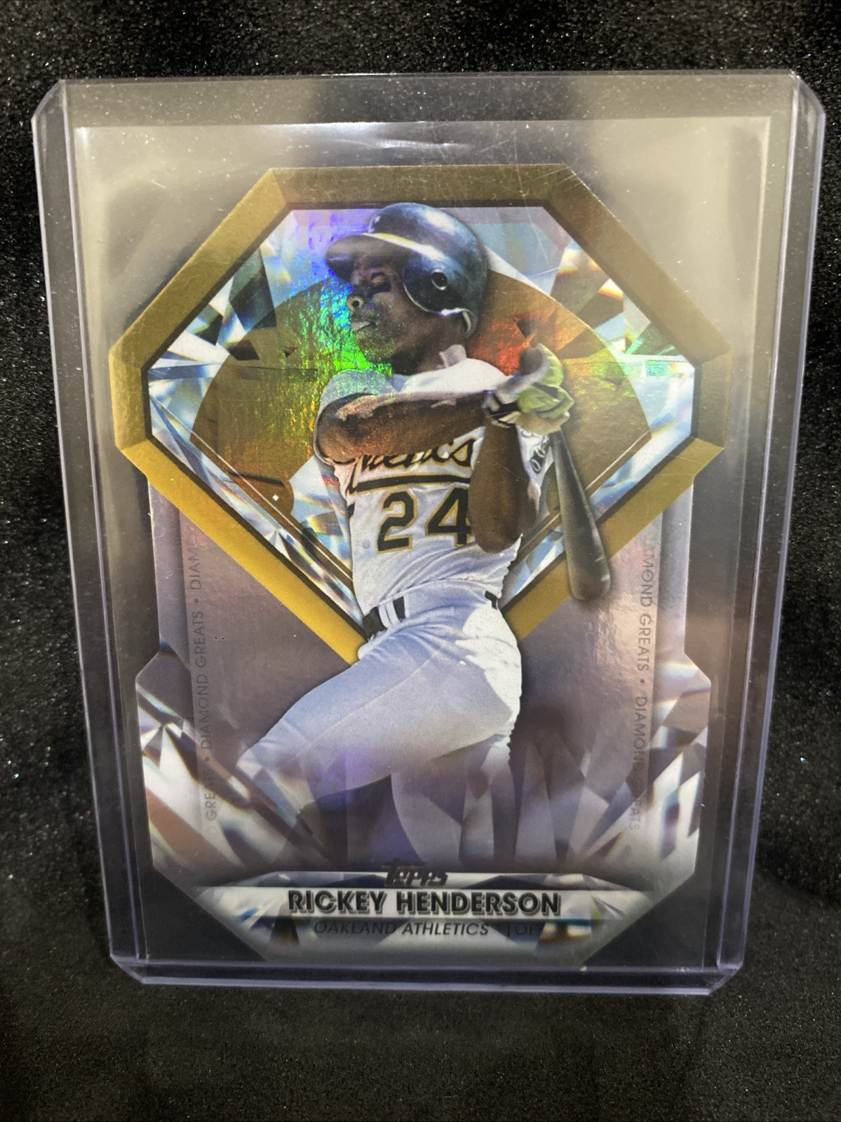 2022 Topps Series 1 Diamond Greats Die-Cut Rickey Henderson #DGDC-20