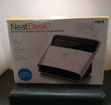 Neat Desk Pass-Through Scanner White Home Office Edition New Open Box
