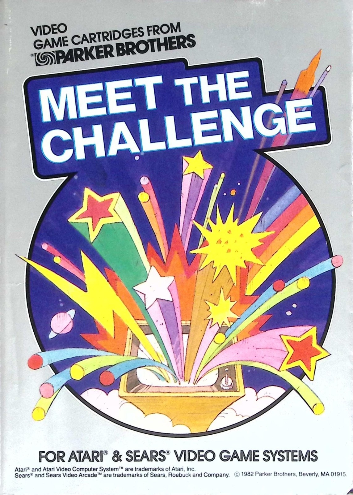 Vintage Parker Brothers Atari and Sears Meet The Challenge Game Catalog 1982