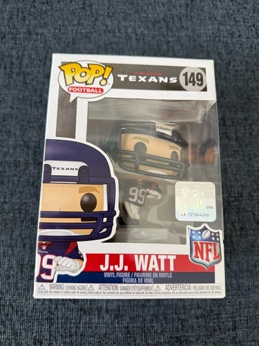Funko Pop - #149 J.J. Watt Blue Home Jersey Houston Texans NFL - New