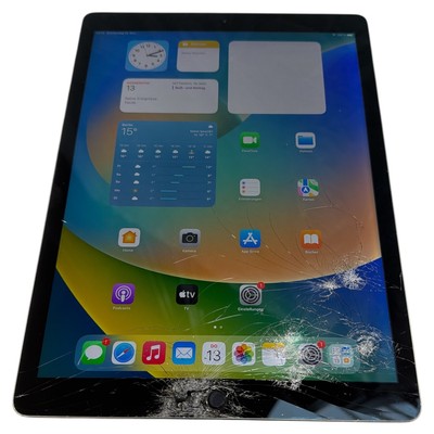 Apple iPad Pro 12.9'' 1.Gen 128GB ML0N2FD/A Glasbruch (Touch funktioniert)