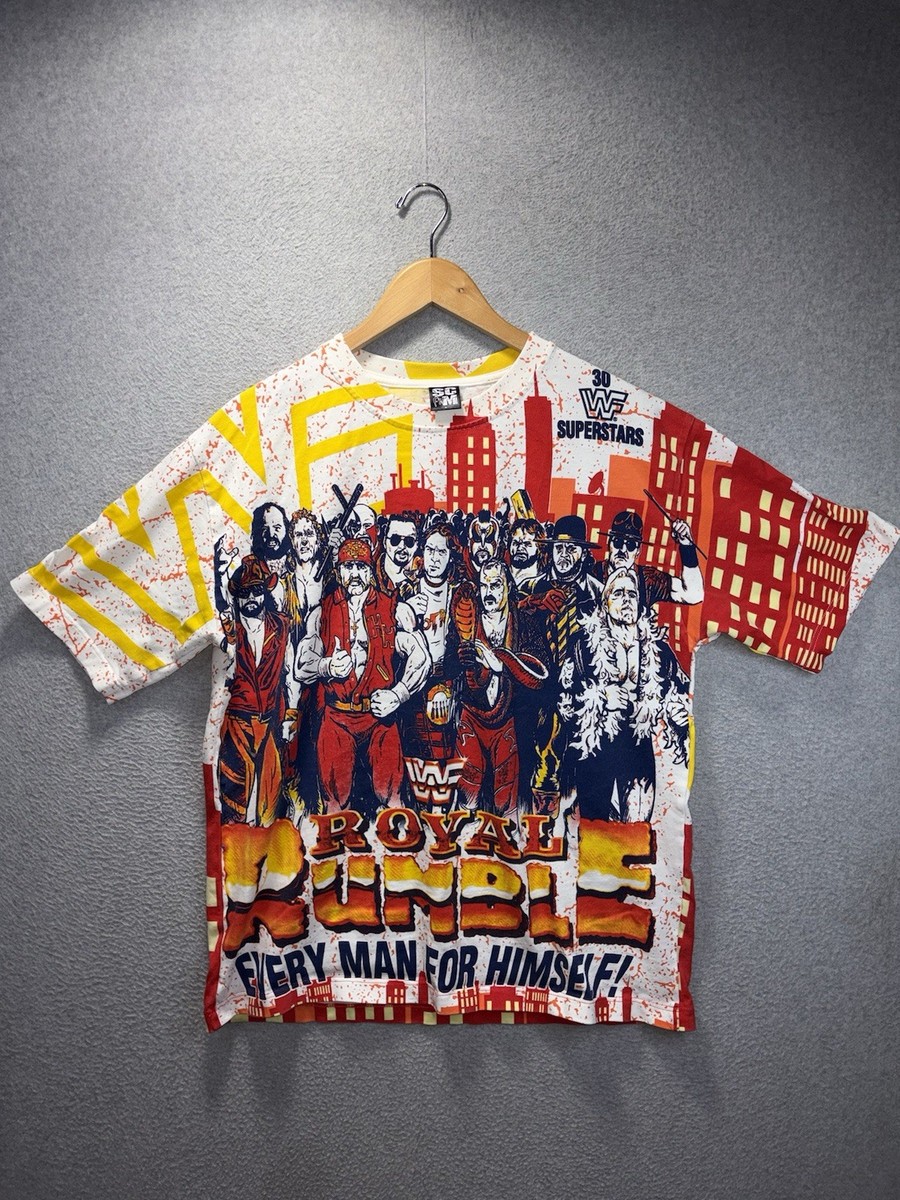 1992 WWF Royal Rumble Modern Bootleg T Shirt All Over Print AOP