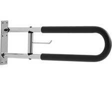 [VEVOR]Toilet Safety Rail,30 Inch U-Shaped Handicap Grab Bar,Foldable Senior Saf