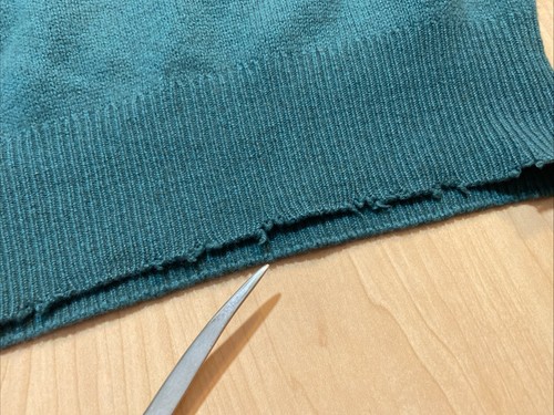 Vintage 100% Cashmere Sweater Vest Braemar Scotland Green Sm/Med - Picture 5 of 9