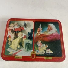 Double Deck "Coca Cola Santas" Two Sealed Decks by USPC, 1996