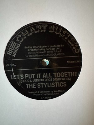 Stylistics - Let's Put It All Together / Sing Baby Sing - 1975 UK Soul Flexidisc