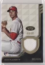 2018 Topps Tier One Tier One Relics 181/335 Jack Flaherty #T1R-JF Rookie RC fm0