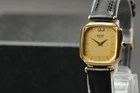 Vtg 1980 N MINT Seiko Exceline 2320-6210 Diamond Gold Quartz Womens Watch JAPAN