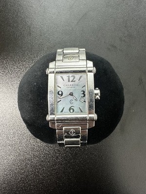 Charriol Columbus Stainless Steel Watch   Mother of Pearl Dial