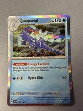 Pokemon TCG * Scarlet & Violet * 54/198 Quaquaval HOLO RARE * FRESH PK