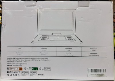 BOIFUN BFN-161 Portable DVD Player with 15.6