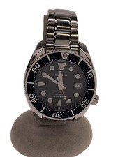 SEIKO PROSPEX Diver Scuba Automatic Wristwatch Analog BLK SLV SS 6R35 00A0