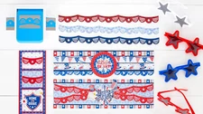 Creative Memories Flag Banner Border Punch