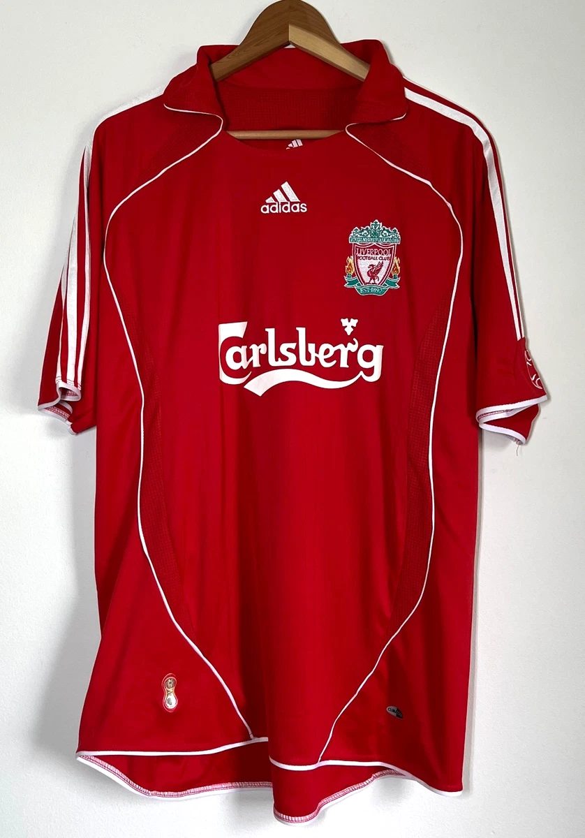 Vintage Adidas 2006-08 Liverpool FC Gerrard #8 Jersey Sz XL | eBay
