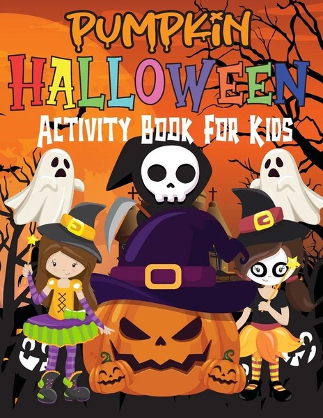 Halloween Activity Book For Kids Ages 4-8 | Big Halloween Activity Books | Buch-image