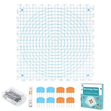 Blocking Mats Knitting Crocheting Extra Thick Boards With Grids White Craft
