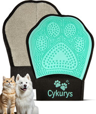 Pet Hair Removal Glove for Dogs  Cats, 2-In-1 Double-Sided Pet Grooming Tool